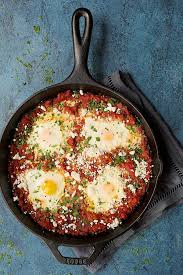 Some say moroccans invented the savory egg and tomato dish. Shakshuka With Red Lentils And Feta Cheese From A Chef S Kitchen