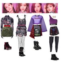 The four members of blackpink make their late show debut with a song from their ep, 'square up.' information about for their u.s. Fashion Set Blackpink Ddu Du Ddu Du Created Via Kpop Fashion Outfits Fashion Bts Inspired Outfits