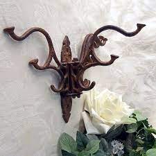 Cast Iron Five Hook Victorian Coat Rack By Hometowngeneralstore 18 75 Vintage Coat Rack Iron Wall Cast Iron Decor