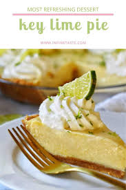 Fresh Key Lime Pie In Fine Taste Recipe In 2020 Creamy Key Lime Pie Easy Homemade Graham Crackers Easy Pie Recipes