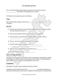 Even though the state of illinois does necessitate you support the establishment of a parent series llcs with an operating agreement. Free Llc Operating Agreement Free To Print Save Download
