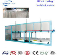Direct cooling ice block maker machine