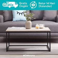 Karena meja ini berfungsi untuk meletakkan. Jual Dekoruma Ashi Meja Ruang Tamu Minimalis Coffee Table Terbaru Juni 2021 Blibli