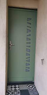 Porte Fichet Stylea Modele S Finition Vert Ral 6021 Porte Blindee Portes Blindee