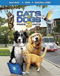 Cats Dogs 3 Paws Unite Blu Ray Warner Dog Cat Dogs Cats