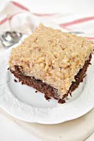 German chocolate brownie cookies are soft, chewy, chocolatey cookies topped with gooey coconut pecan caramel spread topping over the cooled cookies, let it set, then drizzle with melted chocolate. Old Fashioned German Chocolate Sheet Cake Sweet Pea S Kitchen