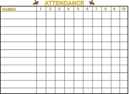 attendance charts graphs cakepins com attendance chart