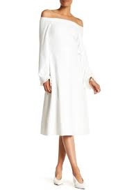 Tibi Off The Shoulder Midi Dress Nordstrom Rack