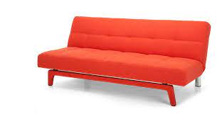 Yoko Sofa Bed In Saffron Orange Made Com Orange Sofa Funky Sofa Sofa Bed