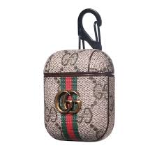 Gg Style Apple Airpods Leather Case Leather Case Gucci Fashion Gucci