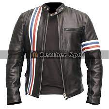 Easy Rider Peter Fonda Retro Biker Black Leather Jacket Lm Jackets Stylish Jackets Jackets Easy Rider
