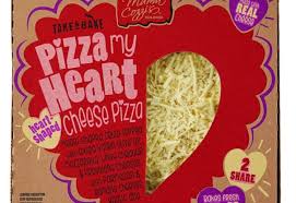 Place dough in pizza pan or sprinkle a pizza peel with cornmeal and slide dough on peel. Aldi Is Selling Heart Shaped Pizza And Heart Shaped Cheese For Valentine S Day Aldi Reviewer