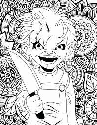 Super Hard Coloring Pages For Kids Penny Wise In 2020 Halloween Coloring Pages Printable Halloween Coloring Pages Scary Coloring Pages