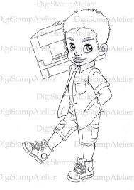 You are viewing some african american boy sketch templates click on a template to sketch over it and color it in and share with your family and friends. Black Boy 1 Instant Download Digital Digi Stamps Digi Stamps Digital Stamps Black Boys