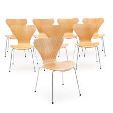 Jun 23, 2020 · plimob sends ikea two million chairs each year, half of which could be made from ukrainian wood. Lot Art Arne Jacobsen Seven Chair Set Of Eight Dining Chairs With Chromed Steel Legs Seat And Back Of Moulded Beech 8