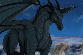 Black And Blue Dragon Drawing Wing Of Fire Black Dragon Wings Of Fire Dragons Wings Of Fire Dragon Wings