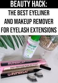 Is It Safe To Use Eyeliner With Eyelash Extensions Yes And I Ve Found The Best Eyeliner And Makeup Eyelash Extensions Best Eye Makeup Remover Lash Extensions