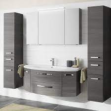 Ein attraktiver preis und ein atemberaubender effekt badezimmer set zicco via. Badezimmer Set Fes 4010 In Graphit Struktur Mit 120cm Waschtisch Spie