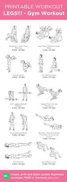 Legs Gym Workout My Custom Workout Created At Workoutlabs Com Click Through To Download As Printabl Gym Workouts Best Leg Workout Leg Workouts For Men