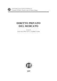 Pdf Diritto Privato Del Mercato Roberto Cippitani Academia Edu