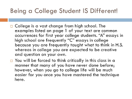 Introductions and conclusions are important components of any essay. Book Introduction Being A College Student Is Different College Is A Vast Change From High School The Examples Listed On Page 1 Of Your Text Are Common Ppt Download