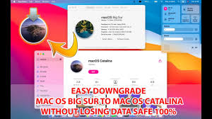 Easy Step To Downgrade Macos Big Sur To Catalina Or Mojave Without Losing Data Youtube