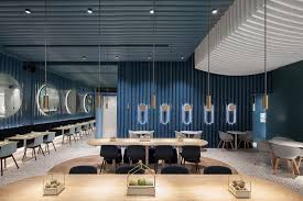 A Beach Like Eatery Is Making Waves In China Cafe Interior Design Commercial Interior Design Modern Restaurant