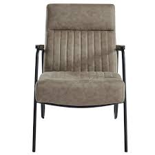 Browse stylish lounge chairs, dining room chairs, outdoor seating and more. Nspire Vintage Accent Chair Metal Base 34 75 In Faux Brown Suede 403 385bn Rona