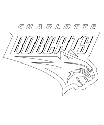 Download and print for free. Nba Coloring Pages Charlotte Bobcats Coloring4free Coloring4free Com