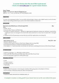 Mba Application Resume Examples Inspirational Mba Resume Sample Format Resume Format Download Best Resume Format Resume Format