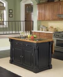 Home Styles Monarch Black And Distressed Oak Island Granite Top Distressed Oak Kitchen Island With Granite Top Kitchen Island Design Black Kitchen Island