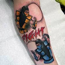 70 Mortal Kombat Tattoos For Men Gaming Ink Design Ideas