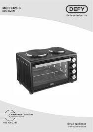 Start by removing the screws found in the brackets on the inside of the glass oven door. Defy Moh 9328 B 30 L Mini Oven Hot Plate Owner S Manual Manualzz