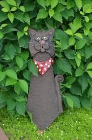 Kocicak Clay Animals Hand Built Pottery Cat Ornament