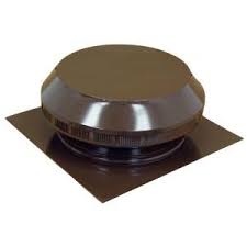 Active Ventilation 14 In Dia Aluminum Roof Louver Exhaust Vent In Brown Powder Coat For My Home Roof Vents Powder Coating Attic Spaces