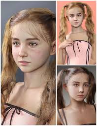 HS Elisha High Ponytail For Genesis 9, 8.1, and 8 Females