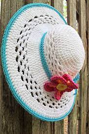 Crochet Hat Pattern Rainbow Reflections Sun Hat Crochet Etsy Crochet Sun Hat Crochet Hats Crochet Hat Pattern