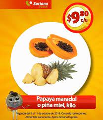 Soriana Mercado Frutas Y Verduras Del 9 Al 11 De Octubre 2018 Frutas Y Verduras Verduras Frutas