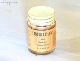 Liquid Leaf Soooo Easy You Will Never Use Old Gold Leafing