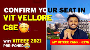 It was established by g. Vit Vellore Cse Best Tips To Confirm Your Seat In Vit Vellore Cse Viteee 2021 Preponed Viteee Youtube