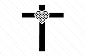 Download Celtic Style Heart On A Cross Svg Cut File By Creative Fabrica Crafts Creative Fabrica PSD Mockup Templates