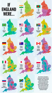 40 Ways To Carve Up England England Map Map Of Great Britain Map Of Britain