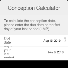Conception Date Calculator | When Did I Conceive?