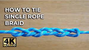 (plus it makes it look so much better:) How To Tie The Single Rope Braid A Decorative Paracord Knot 4k Video Youtube