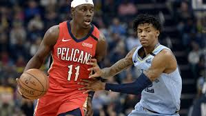 Height of bar is margin of victory • mouseover bar for details • click for box score • grouped by month. Jrue Holiday New Orleans Pelicans