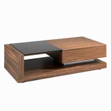 Target / furniture / black tempered glass coffee table (1143). Walnut Wood Coffee Table And Black Stained Glass With Drawer Angel Cerda