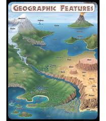 Geographic Features Chart Carson Dellosa Publishing Education Supplies Geography Classroom Geography Activities Geography Lessons