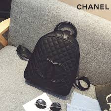 Walaupun kegunaannya sama yaitu sebagai wadah atau tempat membawa barang, namun. Tas Ransel Batam Wanita Drop3540 Black Chanel Thick Cloth Backpack Original Import Shopee Indonesia