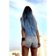 Ombre hair tumblr blue mhpexp long hairstyle ideas ❤ liked on polyvore featuring beauty products, haircare, hair styling tools, hair blue black hair is incredibly beautiful and stylish and you need to learn more on the matter. Rinad Al Mogheerah Sky Blue Ombre Hair Extensions Blue Dip Dye Hair