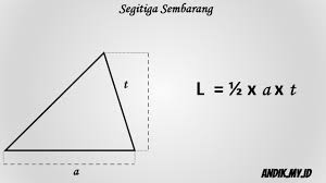 Berikut ini ic akan memberikan kalkulator yang berguna untuk mencari luas segitiga. Cara Menghitung Luas Segitiga Dan Keliling Segitiga Rumus Segitiga Andik My Id